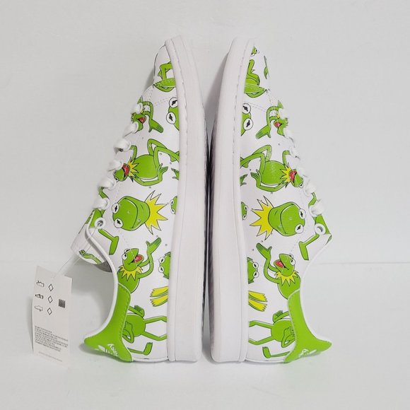 NEW Adidas Stan Smith Disney Kermit The Frog The Muppets Shoes FZ2707 Size 8 - Picture 4 of 10